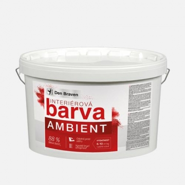 Interiérová barva AMBIENT, kbelík 7,5 kg, bílá