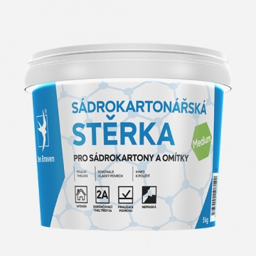 Sádrokartonářská stěrka, kbelík 14 kg, bílá