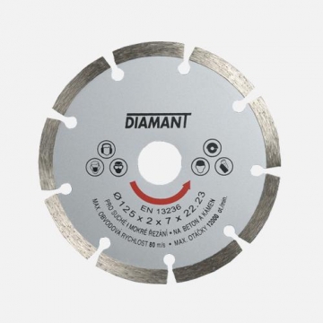 Diamantový kotouč segmentový STANDARD, 125 mm