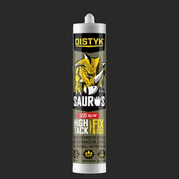 SAURUS HIGH TACK Distyk, kartuše 290 ml, bílá