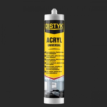 AKRYLOVÝ TMEL UNIVERSAL Distyk / ACRYL UNIVERSAL, kartuše 310 ml, bílý