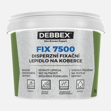 Disperzní fixační lepidlo na koberce FIX 7500, kbelík 5 kg