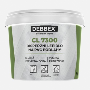 Disperzní lepidlo na PVC podlahy CL 7300, kbelík 1 kg