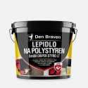 Lepidlo na polystyren DenBit DISPER STYRO LT, kbelík 10 kg, černé