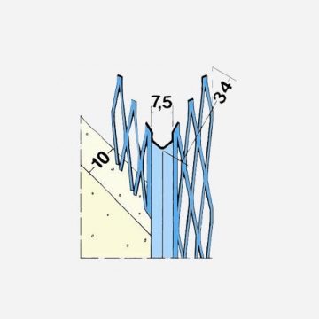 Roh ostrý 10077, 2,75 m x 10 mm, kovový